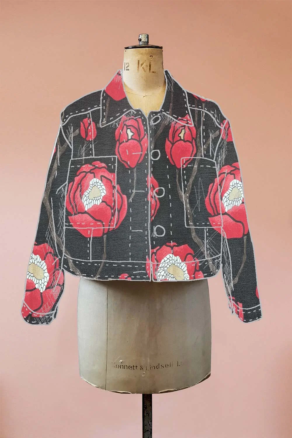 VINTAGE QUILT TALL CAN JACKET tenbox 10匣